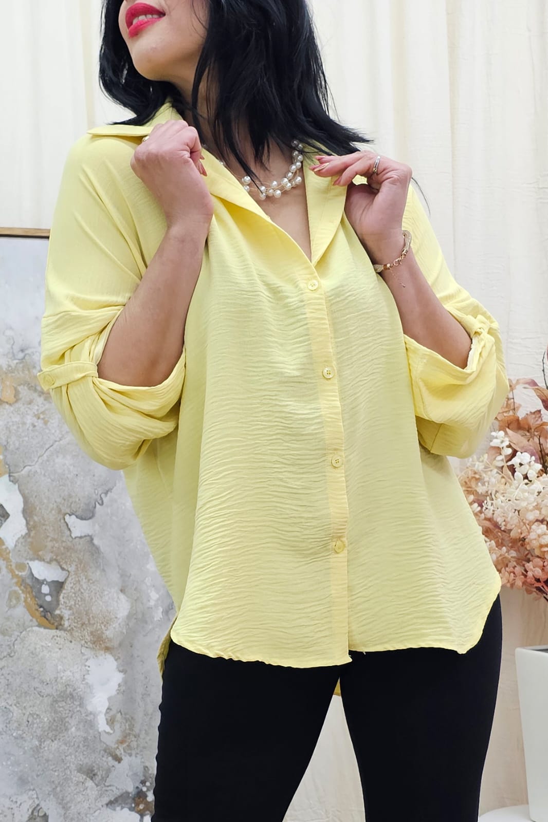 Camisa cey Oversize manga murciélago  Mauro