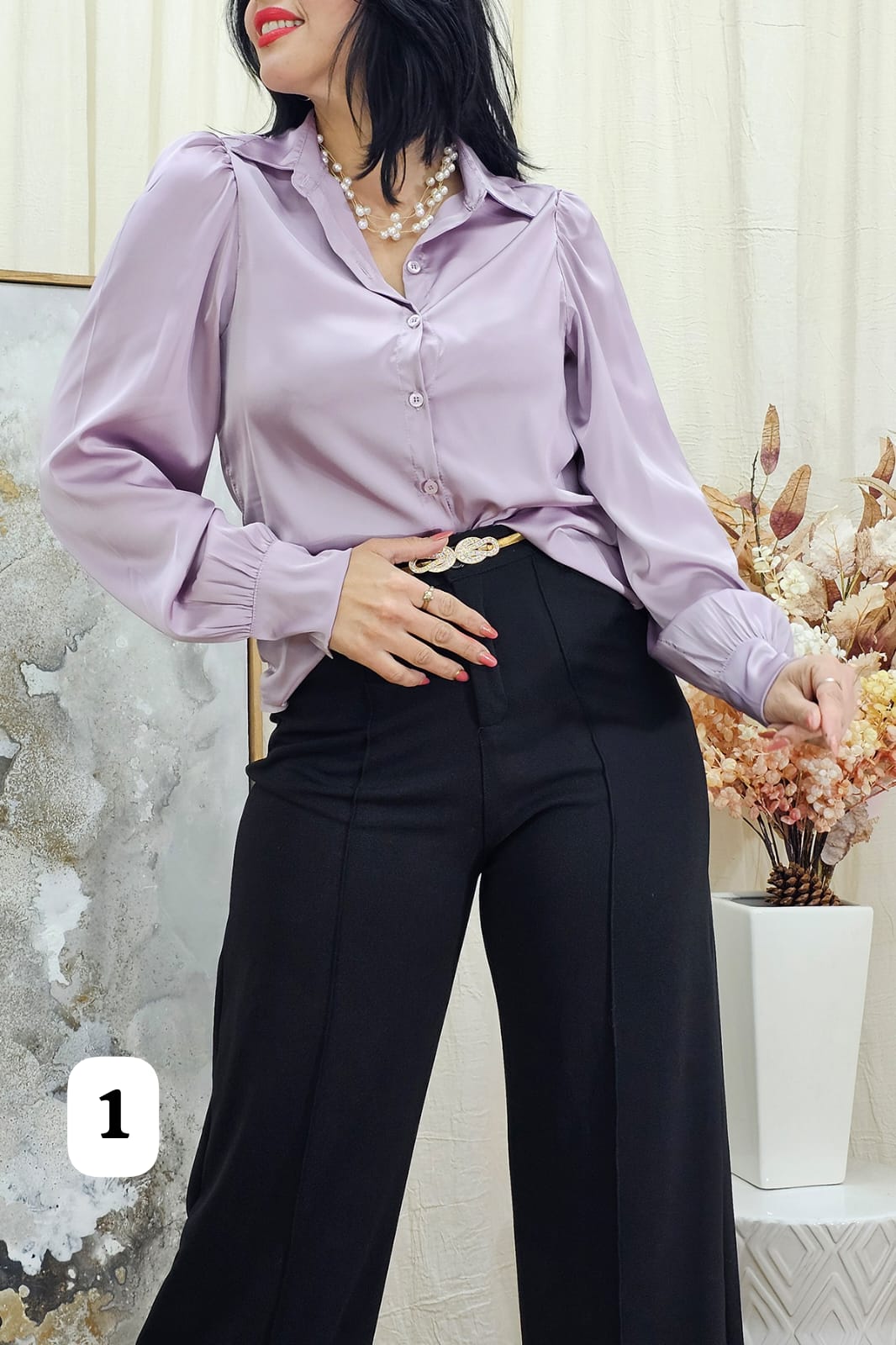 Camisa Saten Manga princesa Seúl [PARTE 2]