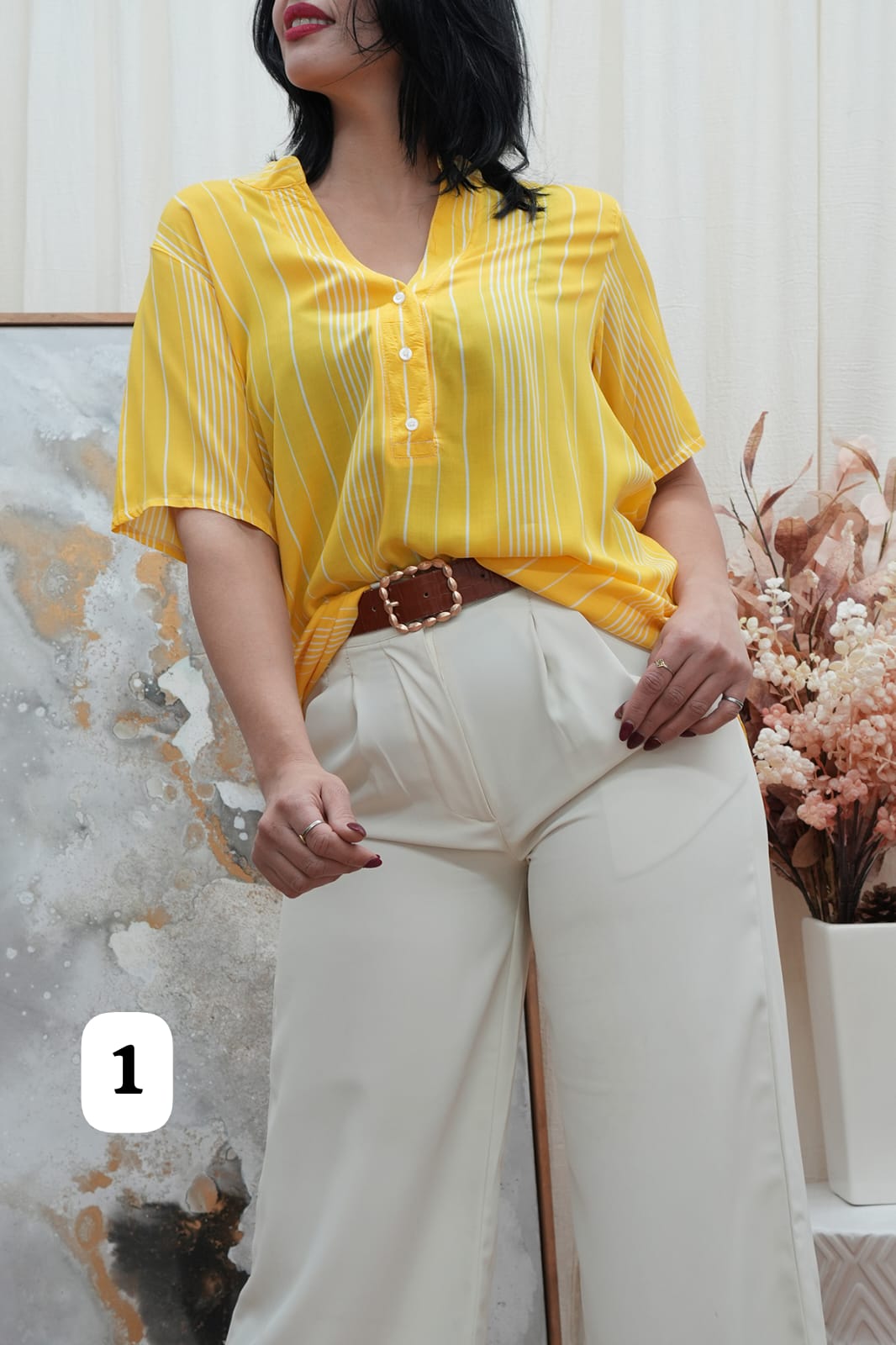 Camisola de Fibrana Cuello Mao manga Corta mery (PARTE 1)