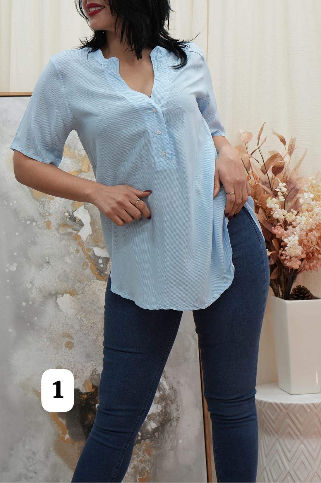 Camisola de Fibrana Cuello Mao manga Corta mery (PARTE2)