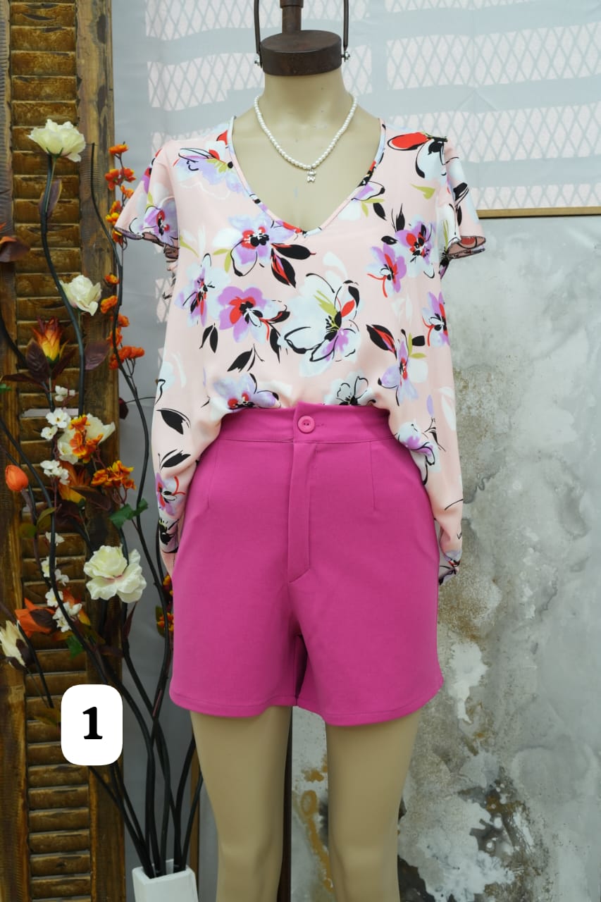 Blusa de fibrana floreada Dalila