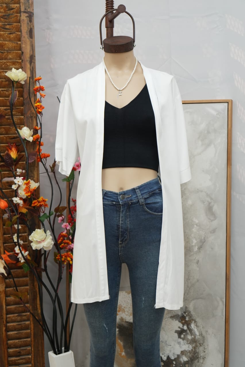 Kimono de fibrana liso anahi