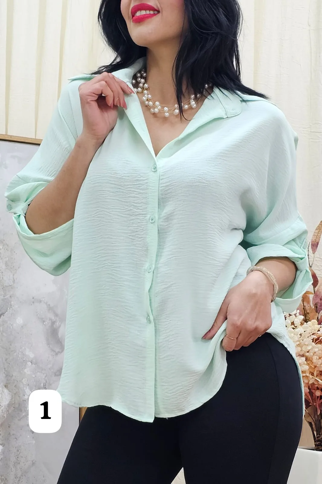 Camisa manga Murcielago sin puño Maura