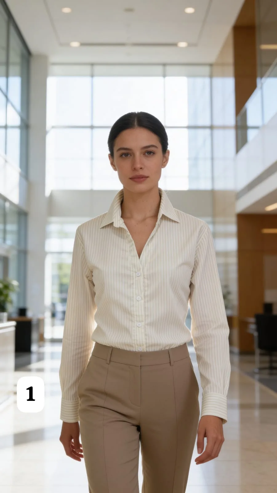 Camisa poplin rallado con pinzas maily PARTE 1