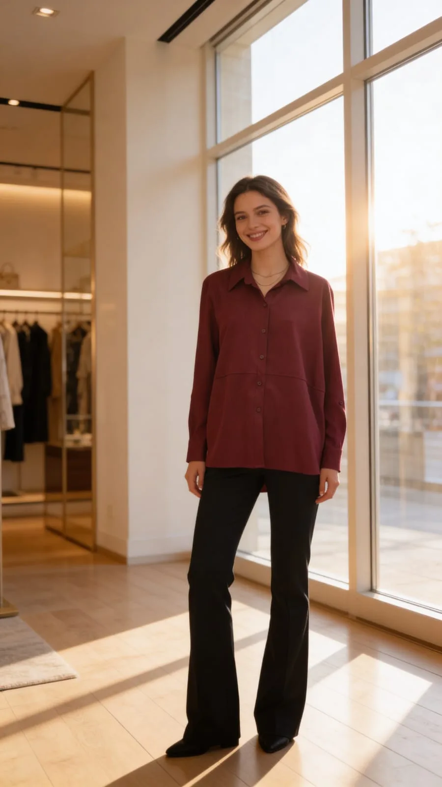 Camisas sastrera oversize con Tajo al costado