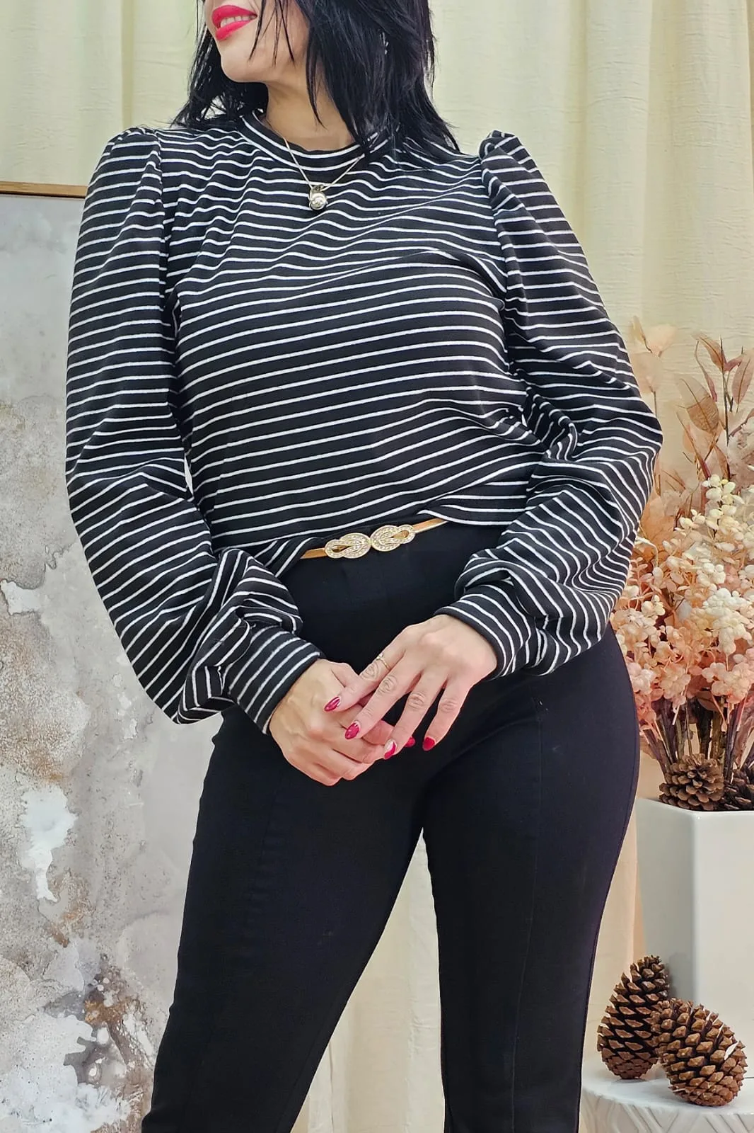 Buzo darlon manga princesa con moño atras