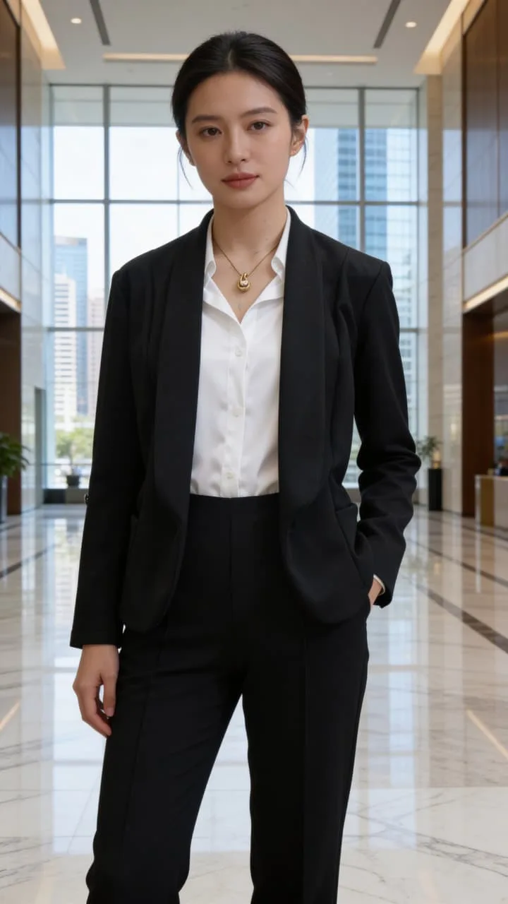 Blazer entallado de alo Rayon Sakura