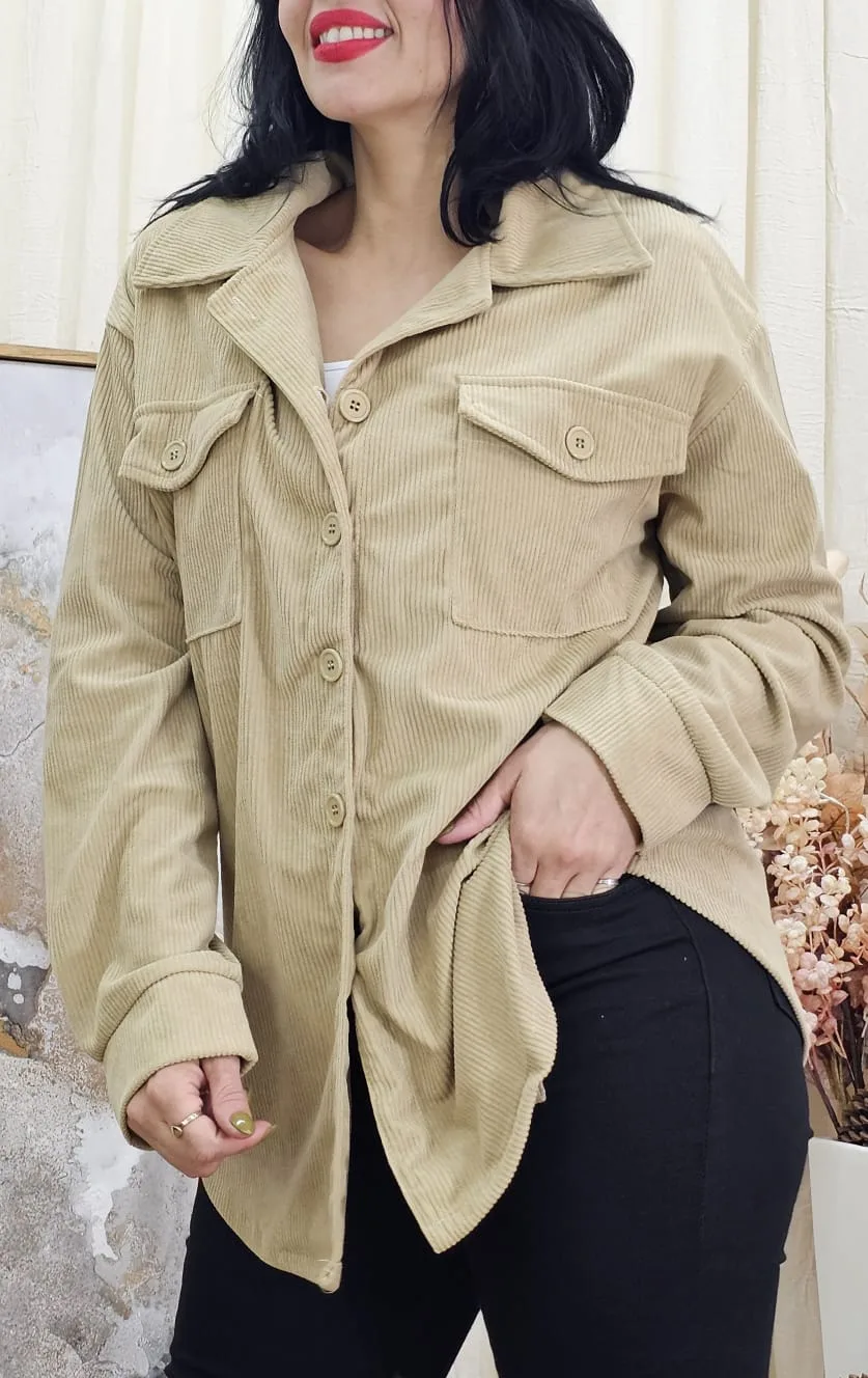Camisaco Corderoy 2 bolsillos Brighton