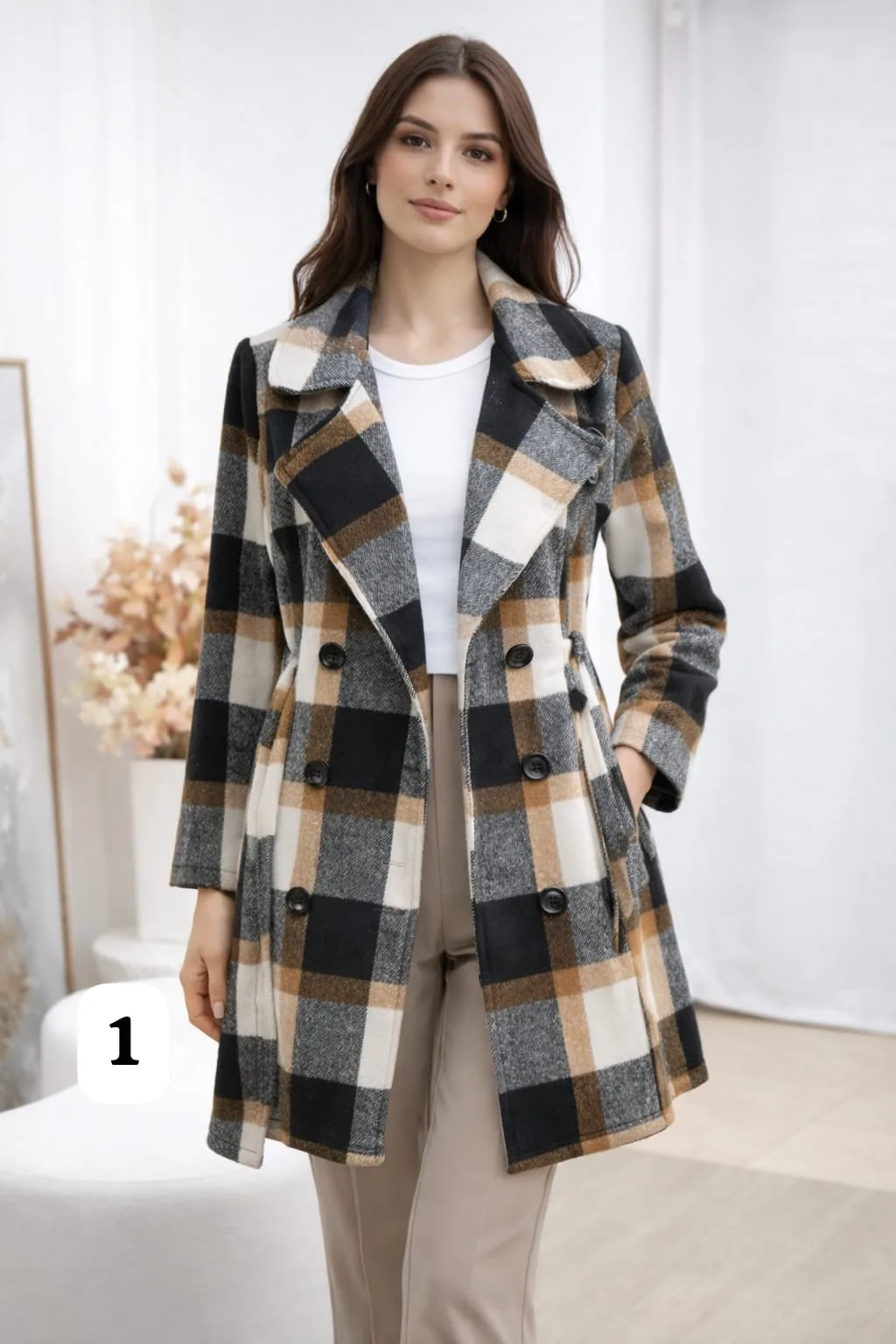 Saco de paño cuadrille con cinto y bolsillo Harry(parte 1)