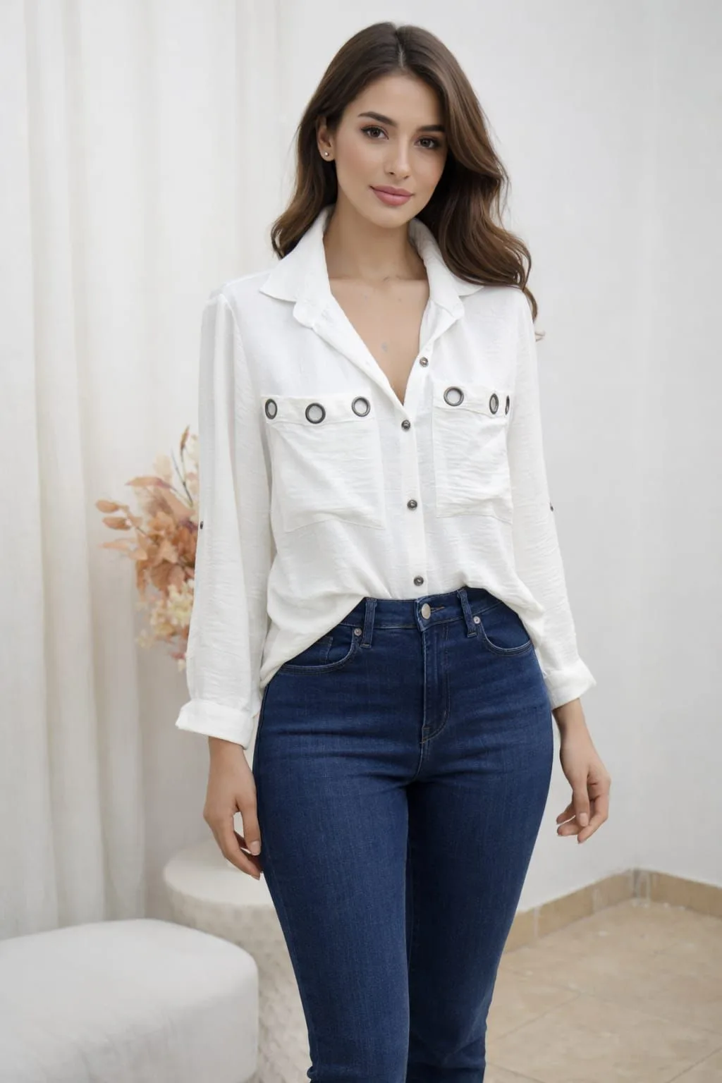 Camisa cey c/ Arandelas m/l