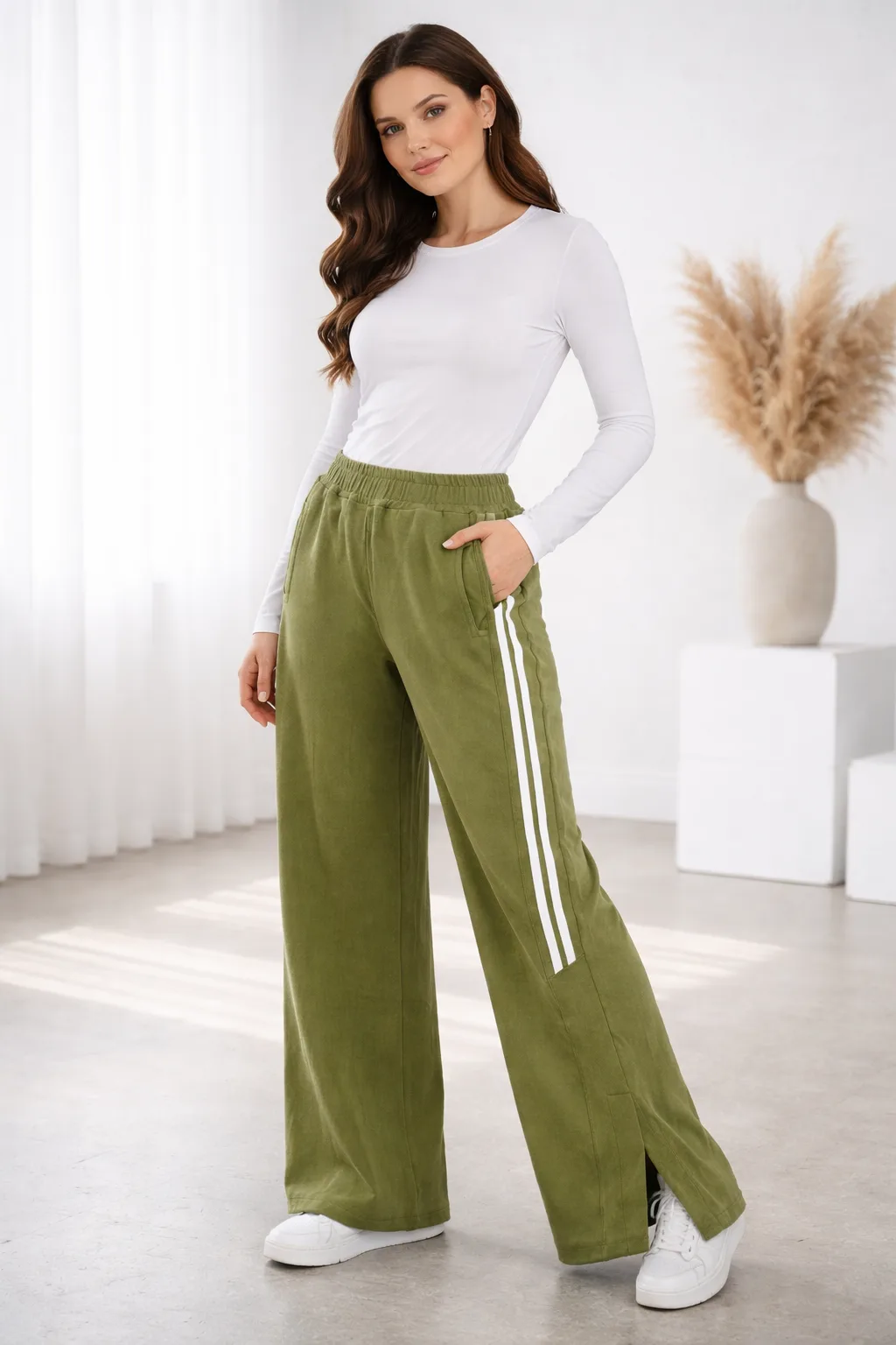 Pantalón de darlon tiras a la mitad Barletta