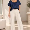 Blusa manga china con tajo a los costados de satén liso Premium DAI - Gaby Chic (foto 4)